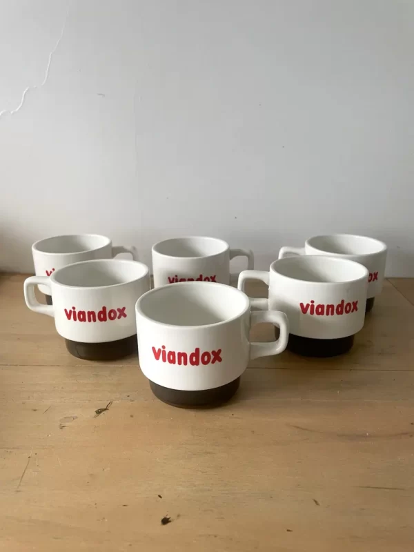 6 Tasses à Bière En Plastique Transparent 600ml Avec Poignée - Pour Bar, Barbecue, Fêtes, Café - 8