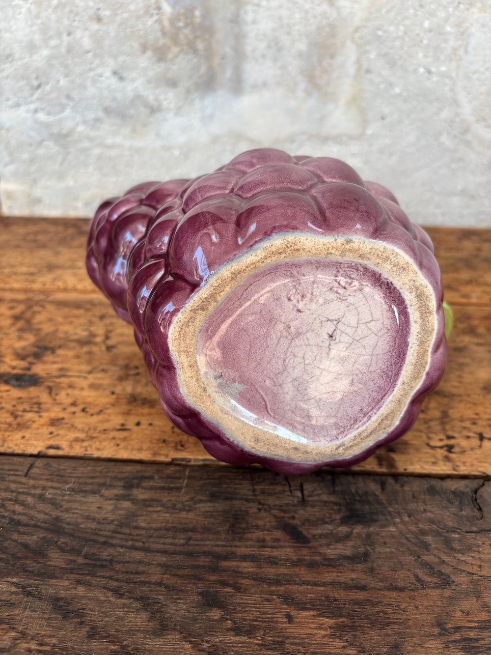 Pichet en Barbotine Raisin