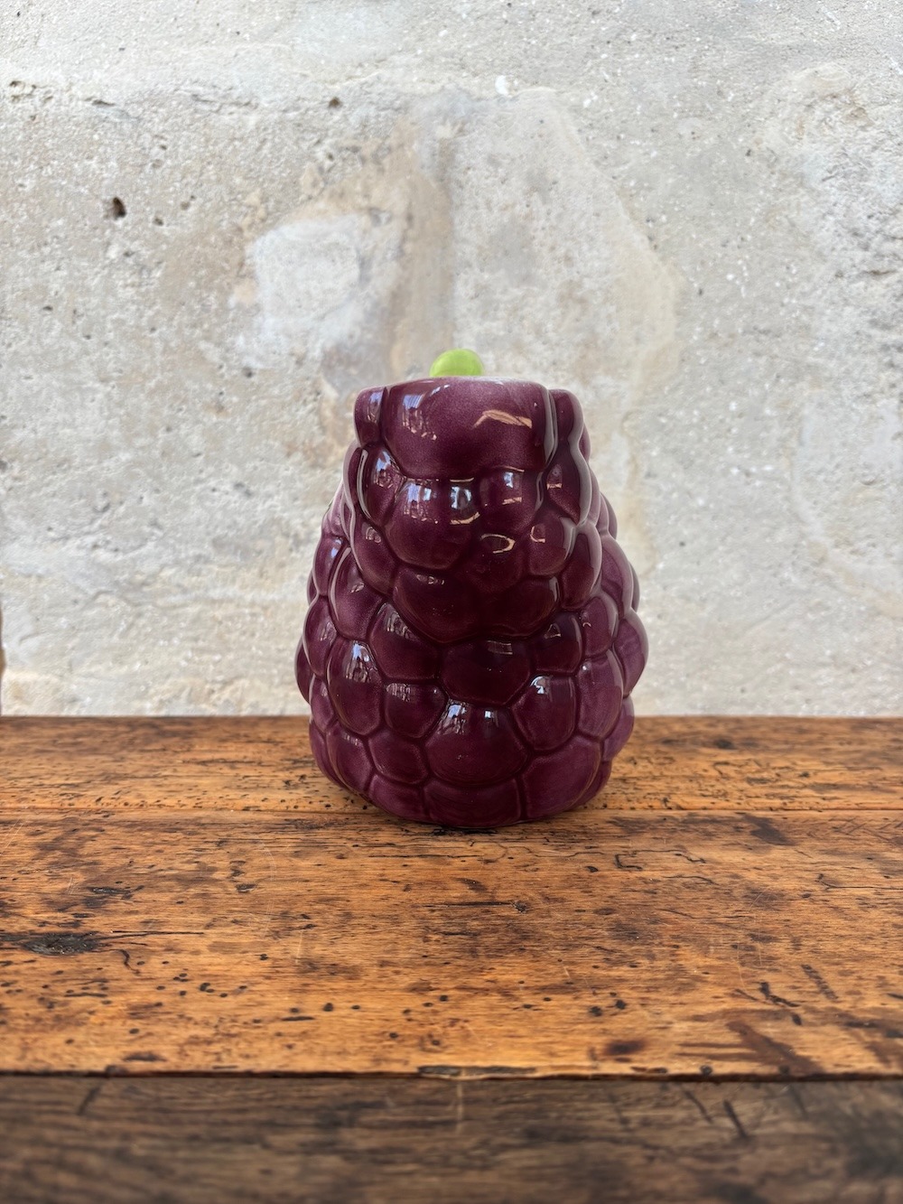 Pichet en Barbotine Raisin