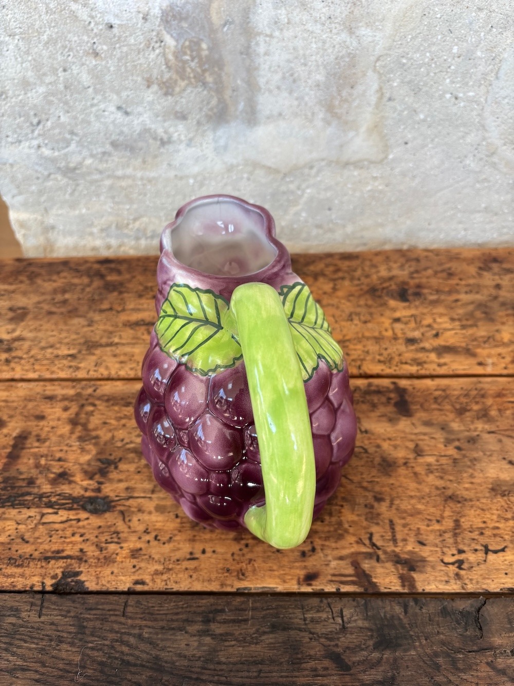 Pichet en Barbotine Raisin
