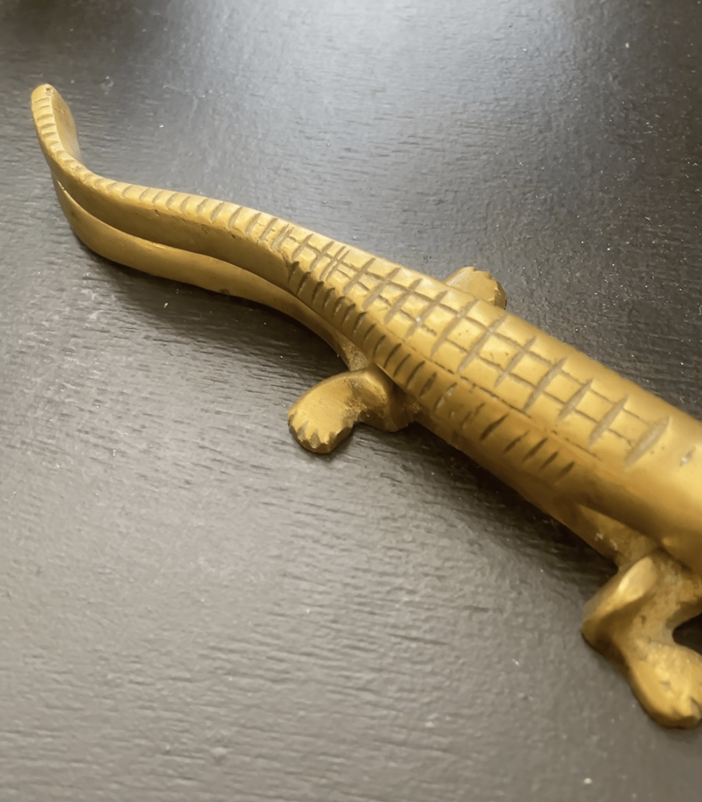 ancien casse-noisette crocodile