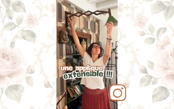 Une applique extensible jolie et pratique