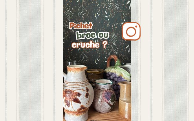 Pichet, broc ou cruche ?