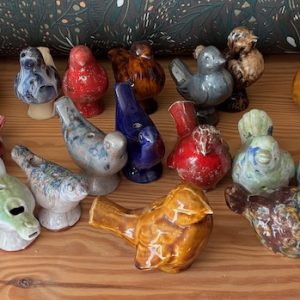 Appeau oiseau en céramique – Péckvillchen du Luxembourg