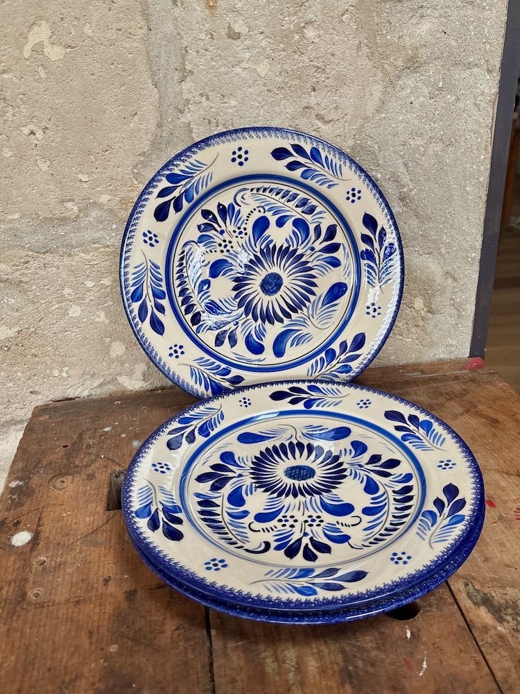 Lot de faïence de Quimper bleu et blanc (2)