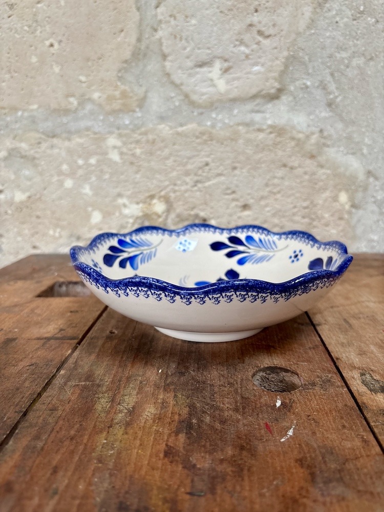 Lot de faïence de Quimper bleu et blanc (4)