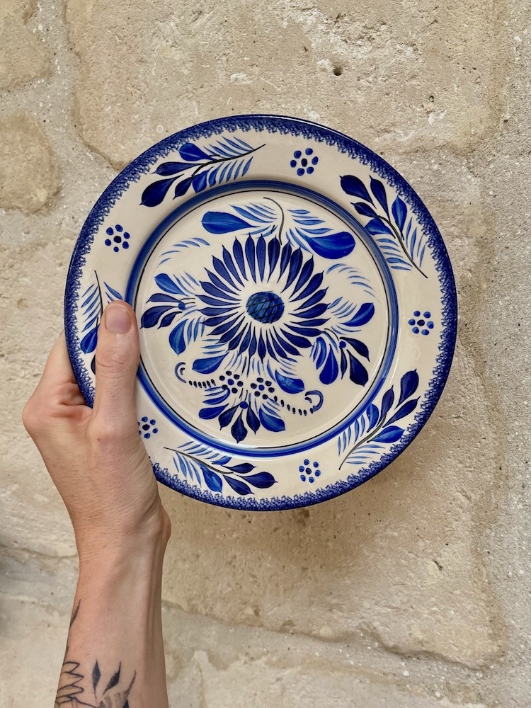Lot de faïence de Quimper bleu et blanc (7)