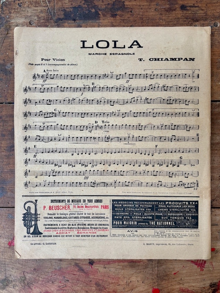 Magazine La Musique de 1913 (2)