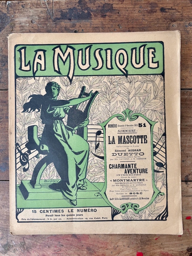 Magazine La Musique de 1913 (3)
