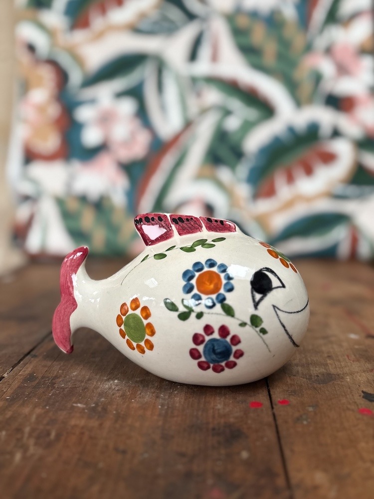 Tirelire en forme de poisson, Italienne (2)