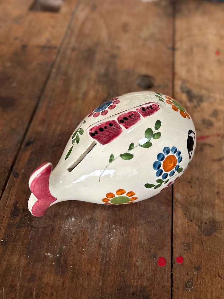 Tirelire en forme de poisson, Italienne (5)