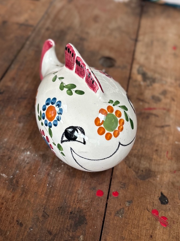Tirelire en forme de poisson, Italienne (6)