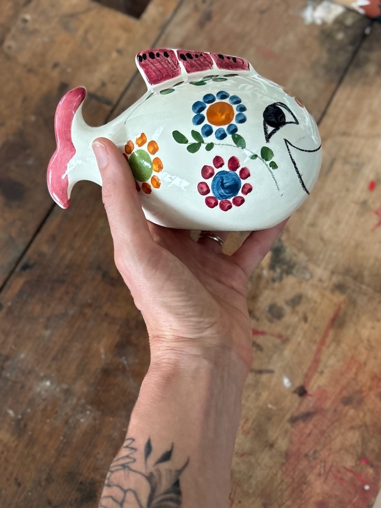 Tirelire en forme de poisson, Italienne (7)
