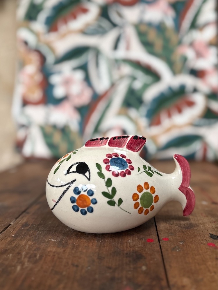Tirelire en forme de poisson, Italienne
