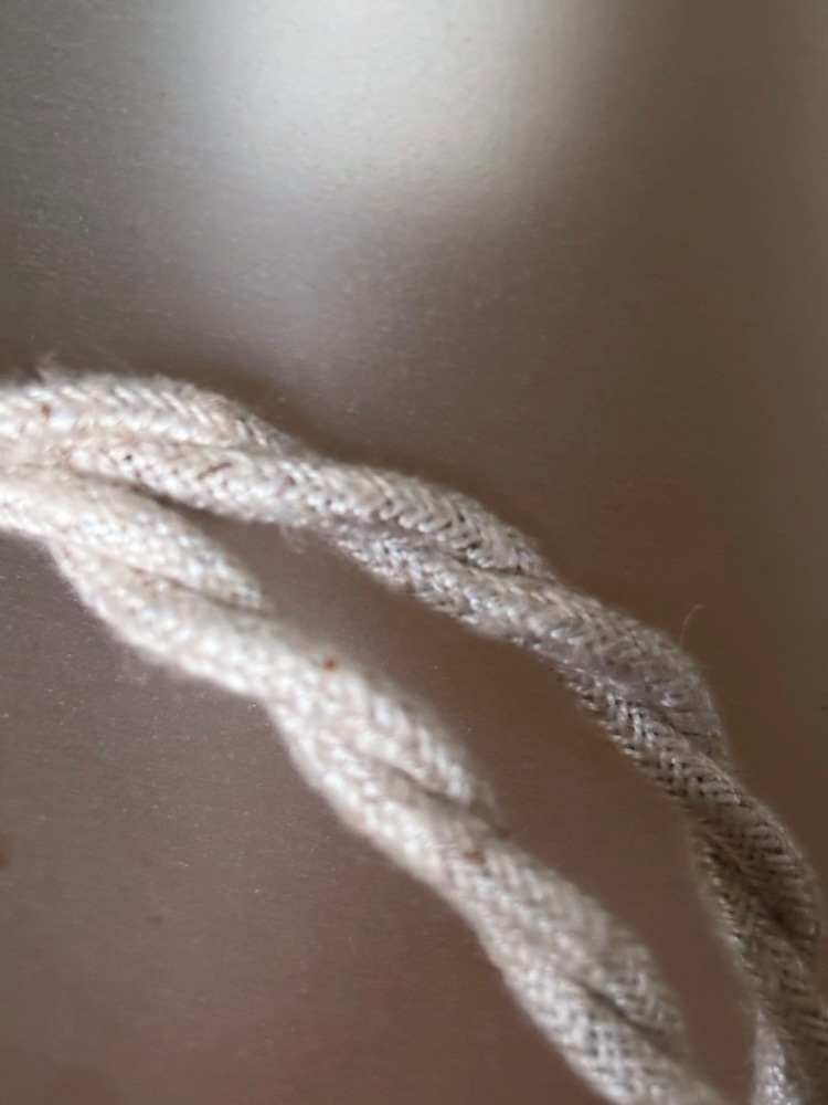baladeuse en verre sablé et céramique